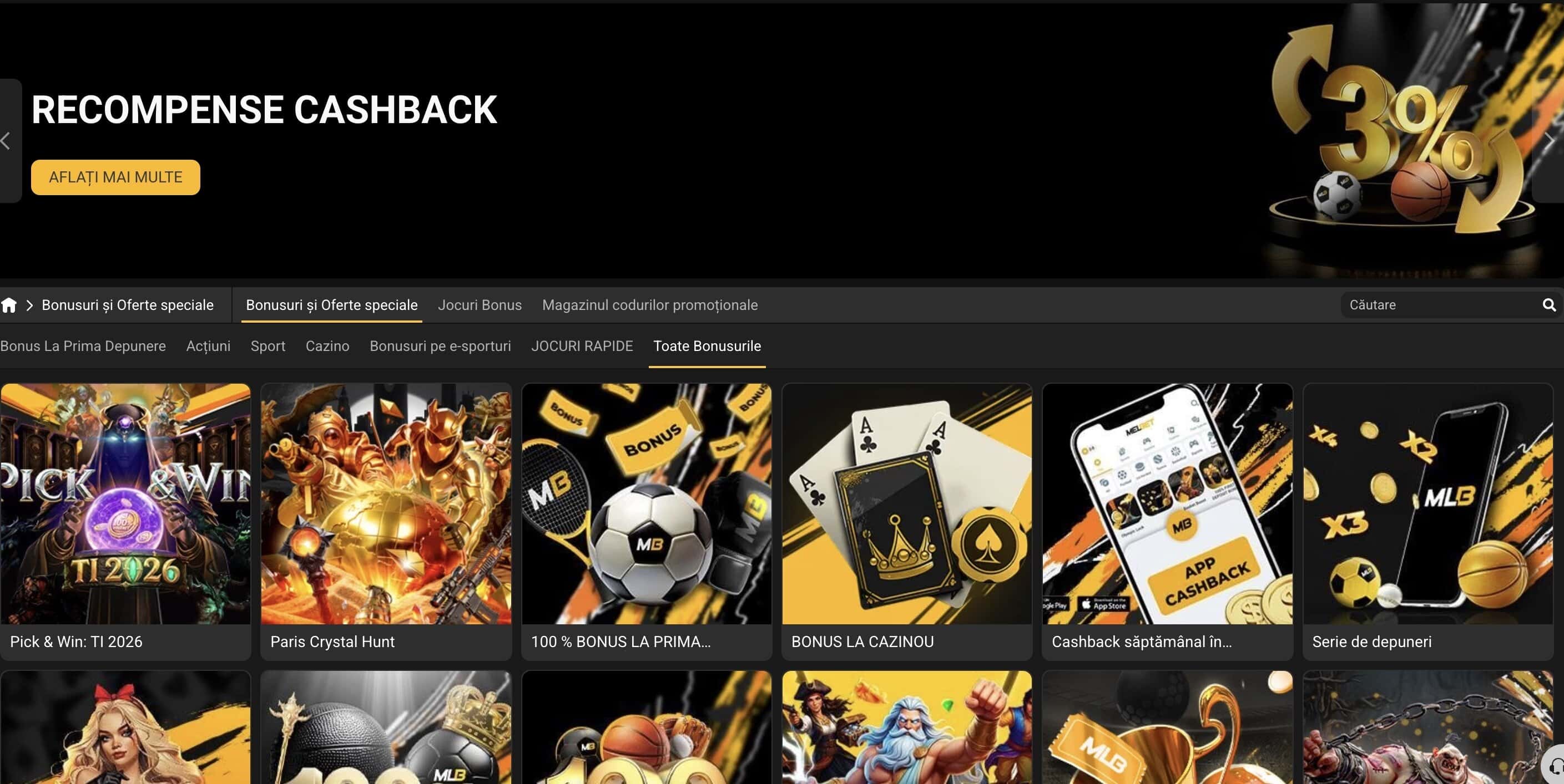 Melbet cashback
